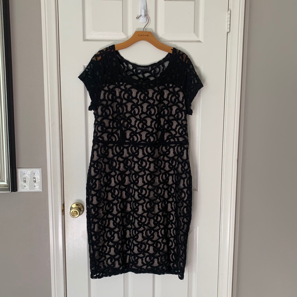Plus Size Lane Bryant Lace Overlay Dress